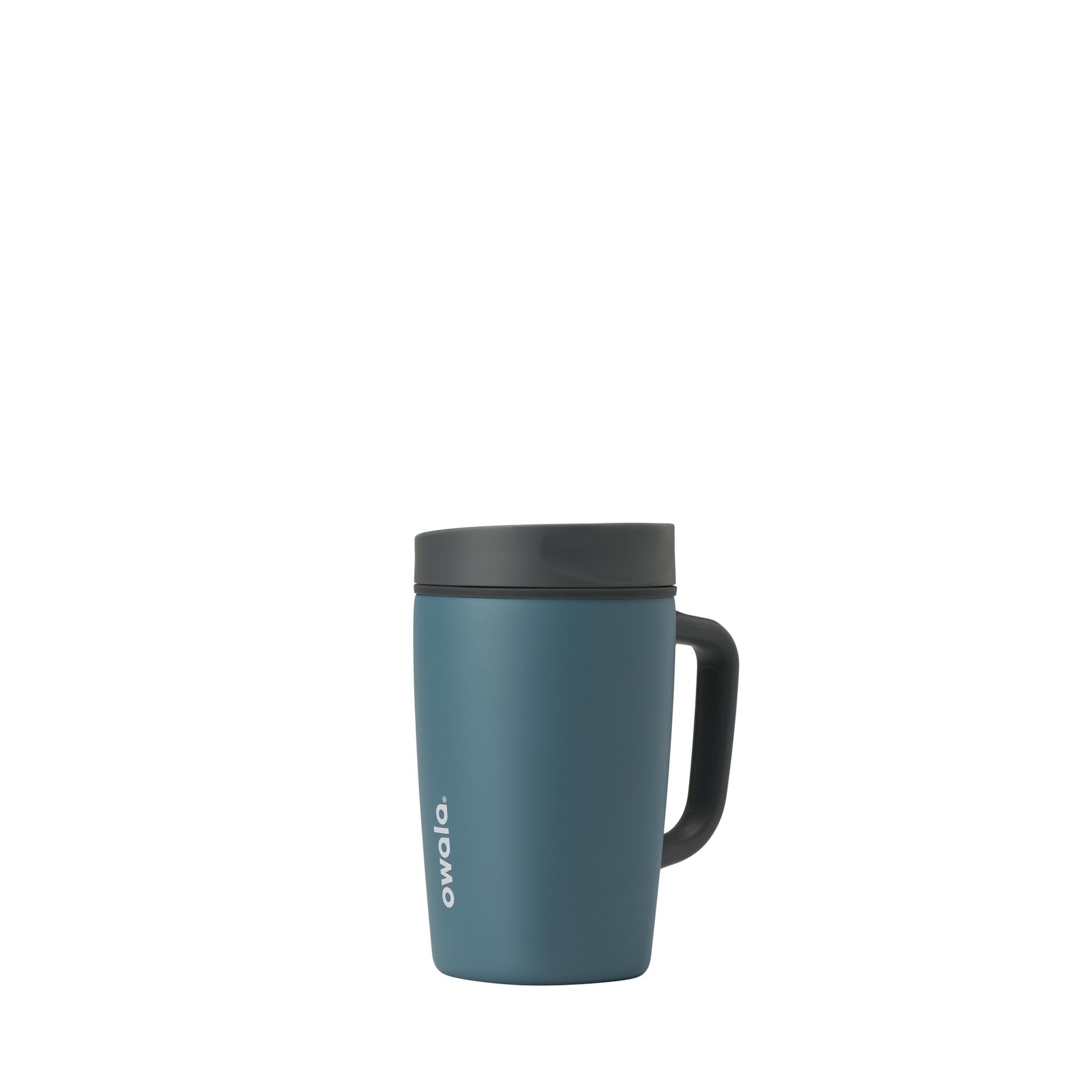 Photo 1 of **PINK, NO HANDLE**Owala SmoothSip Slider Stainless Steel Insulated Travel Mug with Handle, 100% Leak Proof, For Hot and Cold Drinks, Travel Friendly with Sliding Lock Lid, 12oz, BPA Free, Leak Proof, High Dive