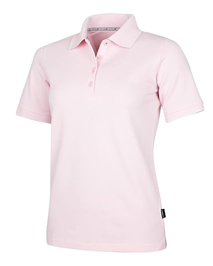 agon – Premium Damen Pique Polo-Shirt, bügelfrei, Coolmax, Coldblack, UV-Schutz, Geruchsblocker, atmungsaktiv, Kurzarm