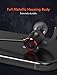 Tribit XFree Color Bluetooth Earbuds with Microphone - Wireless Earbuds Running Headphones, Rock-Solid Bass, IPX5 Waterproof, Up to 10 Hrs playtime - Magnetic Sports Headphones, Ruby Red