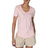 Anthony Thomas Melillo ATM Women's Slub Jersey Classic V Neck Tee