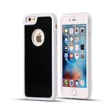 Iphone7 Goat Case ,Magic Anti-Gravity Material Sticks to Any Smooth Surface,Nano Sticky Selfie Goat Case for White iPhone 7-White