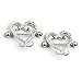 Elegant4beauty 3 Pair Nipple Bar Ring Shield Barbell Body Ring