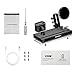 iPhone X Wireless Charger Stand, 6 in 1 Aluminum iPhone 8/8 Plus Charging Dock for Apple Watch/AirPods/iPad/Apple Pencil, Detachable Wireless Charger For Samsung Galaxy S9/S8/S7/S6 Edge (Black)
