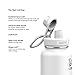 Takeya Actives Insulated Stainless Steel Water Bottle with Spout Lid, 64 Ounce, Onyx