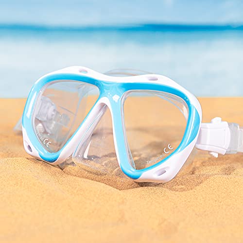 COPOZZ Scuba Mask, No Fogging Snorkeling Scuba Dive Glasses, Great Seal