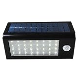 400Lumens Max 32LED Solar Lights, Hallomall Waterproof Solar Powered Outdoor Motion Sensor Lights,with Lithium Batteries + Screwdriver,3 Intelligent Modes,Wireless Exterior Security Lighting