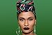 African Royale Black and White African Headwrap