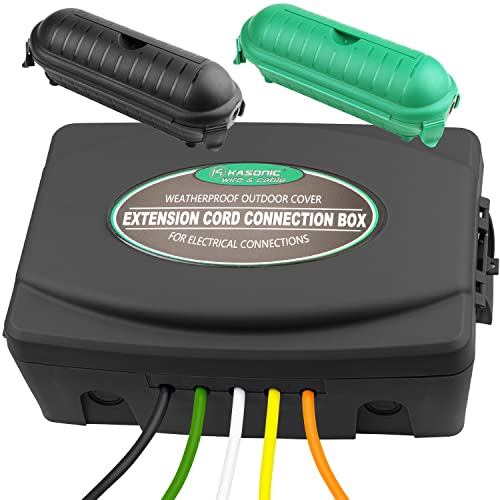 KASONIC Large Outdoor Electrical Box(12.5 x 8.5 x 5 inch) + 2 Small