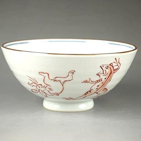 Amazon 色絵高山寺ご飯茶碗 貴史 小 飯碗 オンライン通販