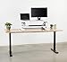 VIVO White Deluxe Height Adjustable 36 inch Standing Desk Converter, Sit Stand Tabletop Dual Monitor and Laptop Riser Workstation, DESK-V000DW