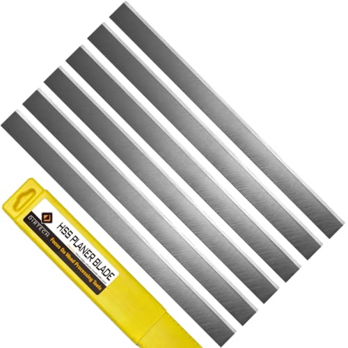 HSS Planer Blades 260x20x3mm for Woodworking Jointer Planers,Single Edge,10-1/5" x 3/4" x