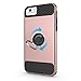 iPhone 6s Case,iPhone 6 Case,IWAVION Shockproof Protection Dual Layer Hybrid Armor Rugged Heavy Duty Hard Cover Case with 360 Degree Rotating Ring Grip Kickstand for Apple iPhone 6/6s 4.7