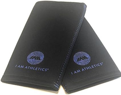 Neoprene Knee Sleeves (1 Pair) - 7mm Compression Support | Great for Running, Weightlifting, Powerlifting, Squats, Deadlift, Crossfit