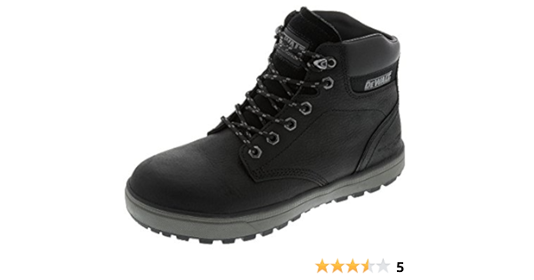 black dewalt work boots