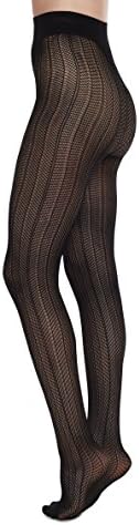 Swedish Stockings ASTRID FISHNET TIGHTS sustainable soft knit pattern tights for women