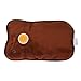 WITERY Hand Warmer - Portable Rechargeable Electric Heat/Hot Water Bag with Soft Velvet Cover - Ideal For Warm Your Hands/Pain Relief/Muscle Relaxation & Comfort Use and As Pillow Coffee