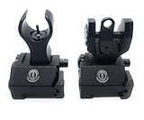 DD DAGGER DEFENSE Dagger Defense crescent shaped BUIS back up iron sights for co-witness