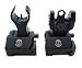 DD DAGGER DEFENSE Dagger Defense crescent shaped BUIS back up iron sights for co-witness