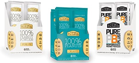 Crazy Richards Single Serve Sampler - 3 Pack (Creamy, Pure PB, Pure PB Plus)