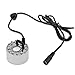 ESUMIC 12LED Mist Maker Fogger Water Fountian Pond Air Humidifier Silver