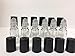 Dimes 5 ML Clear Glass Roller Bottles with Glass Roller Balls and Black Caps for Essential Oils, Perfumes (24 Pack)