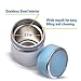 Zell Lunch, Food Jar, Vacuum Insulated Stainless Steel Lunch Thermos, 13.5 Oz, Sky Blue