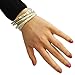 CoverYourHair Multistrand Bracelets - 4 Pack - Wrap Bracelets - Cuff Bracelet - Beaded Multistrand Bracelet