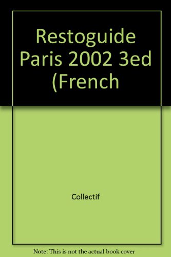 Restoguide, Paris 2002