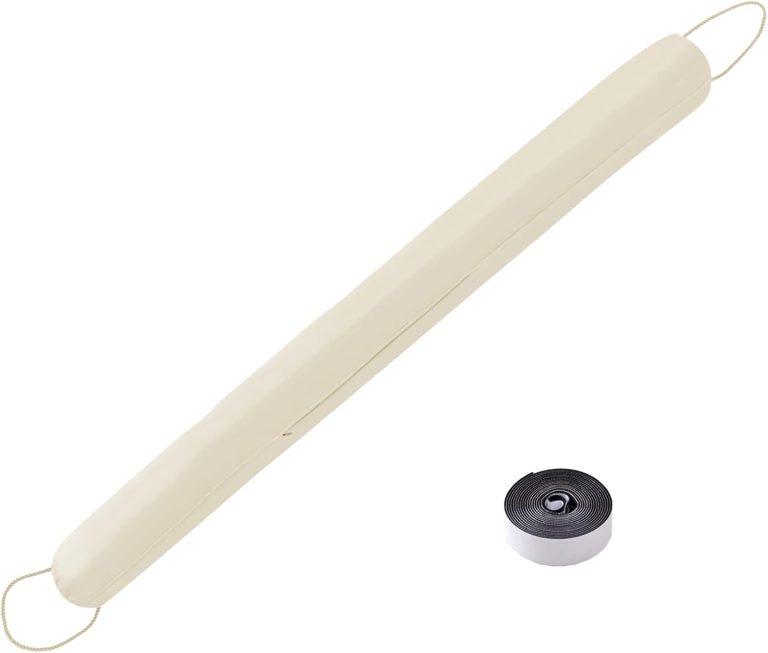 Draft Stoppers - Sunolga 36 Inches 2.2 lb Waterproof Under Door Draft Stopper Filled with Glass Beads & Cotton, Removable Machine Washable Sound Proof Door Draft Blocker for Door & Window, Beige