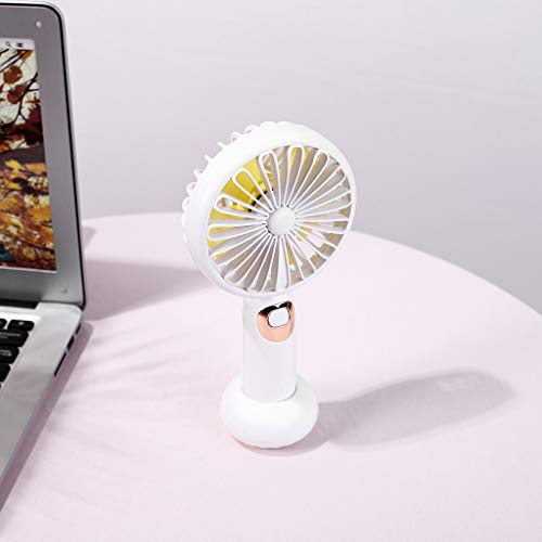 Handheld Mini USB Rechargeable Fan Built-in Battery Portable Bluetooth Speaker - Thumbnail 4