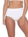 Boody Women's Full Brief Underwear - High Waisted Underwear for Women, Seamless Panties for Women - High Rise Women's Underwear for Full Coverage, Bamboo Viscose for All-Day Comfort - White, Small