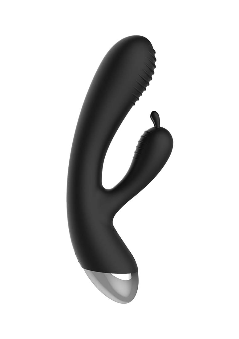 Shots E-Stimulation Rabbit Vibrator, Black