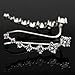 7 Crystals Ear Cuffs Hoop Climber Earrings Hypoallergenic Earring for Women Fashion