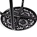 dar Living Daisy Metal Stool, Black (2-Pack)