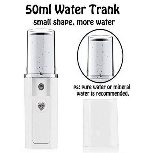 Hann Nano Cool Facial Steamer + Warm Facial Steamer Professional Sinus Steam Inhaler Face Skin Moisturizer Facial Mask Sauna Spa Steamers with Aromatherapy Diffuser Humidifier Function