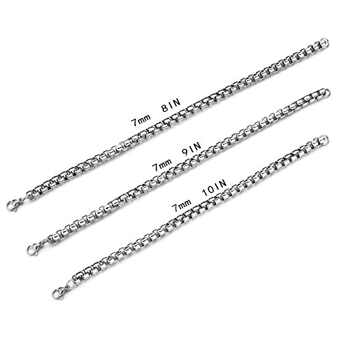 3 Monily+10Inches+Stainless+Bracelet+Jewellery