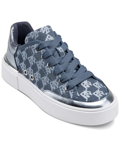 DKNY Women's Bradley Lace Up Trainers, Celeste, 4.5 UK