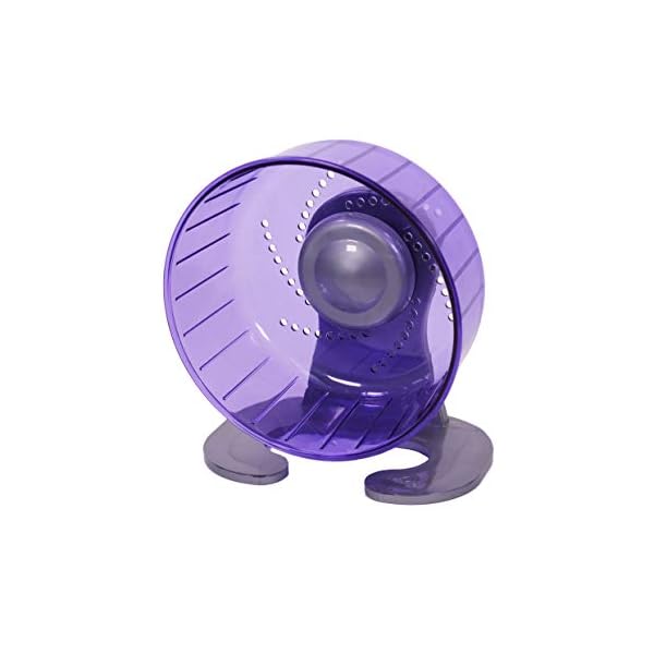 Rosewood Pico Exercise Wheel for Hamsters with Stand, Purple
