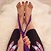 Sukhi Yoga Super Soft Yoga Strap D-Ring, Perfect Stretching, Holding Poses, Improving Flexibility Physical Therapy