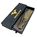 HONGLAYS Ox Horn Comb-Fine Parrot Engraving Hair Comb Anti-Static Comb-Vietnam Buffalo Horn Combs