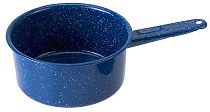 GSI Outdoors Blue Graniteware 2 Quart Sauce Pan, 17177