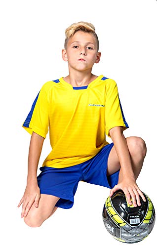 image for PAIRFORMANCE Premium Soccer Uniforms for Kids, Sizes 4-12, Boys and Gi