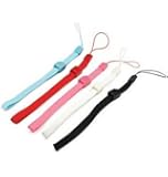 Wrist Strap Pack [With Lock] for Wii Remote Controller Camera MP3 Player Cell Phones Sony PS X5 Bundle - black / White / Blue / Pink /Red