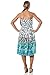 One-Size-fits-Most Tube Dress/Coverup - Aztec Garden Blue