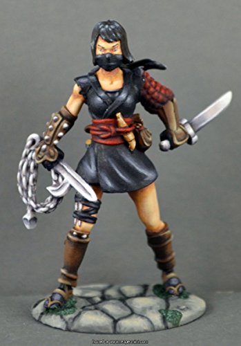Kiri Female Ninja Miniature 25mm Heroic Scale Dark Heaven Legends Reaper Miniatures