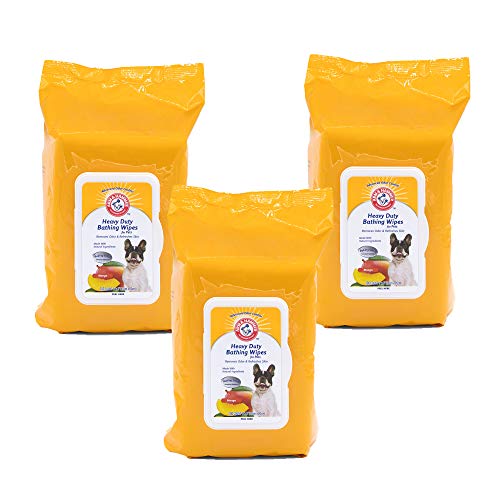 Arm & Hammer for Pets Heavy Duty Multipurpose Bath Wipes for Dogs All