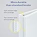Avery Durable View 3 Ring Binder, 4 Inch EZD Rings, 2 White Binders (09801)