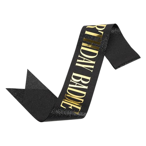 Black, Gold Foil Lettering