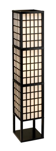 Adesso 3671-01 Middleton Floor Lantern, Black