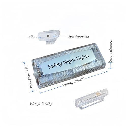 Jonurphy LED Blinklicht Sicherheitslicht,7 Modi,geeignet für Läufer,Spaziergänger,Radfahrer,Polizisten im Dienst,das Beste visuelle Zubehör für Sicherheitswarnungen